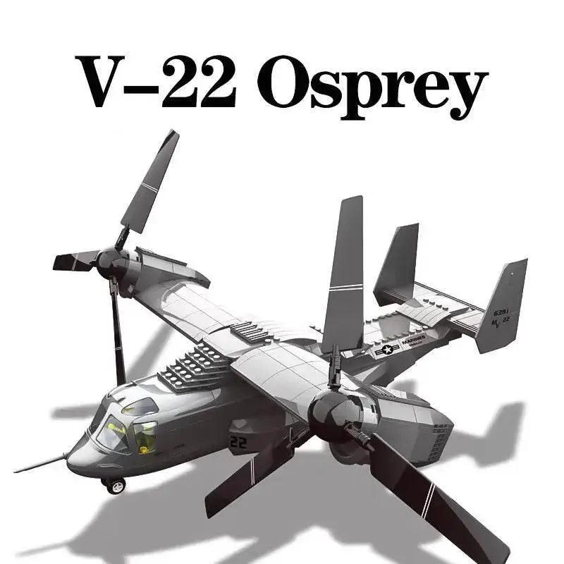 Toy Mustang Plane Helicopter Building Block Gift - ToylandEU™