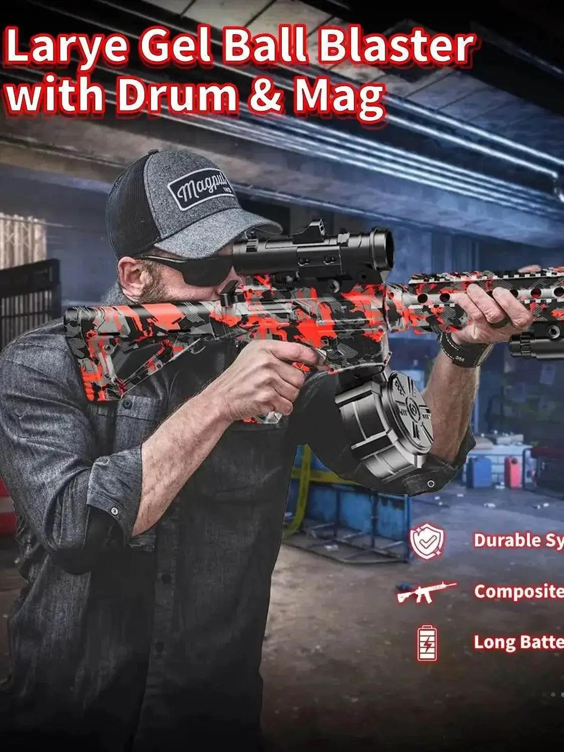 Blaster With Drum Automatic Dual Mode Blaster For Outdoor Activities Perfect For Team Games And Christmas Gifts - ToylandEU™