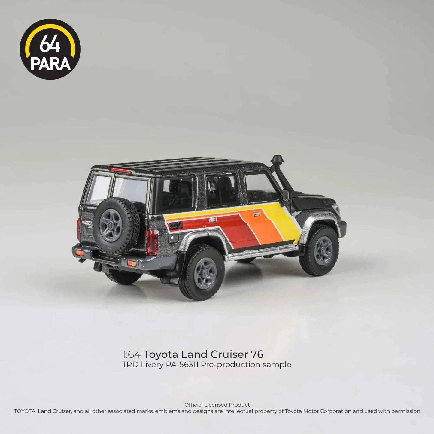 Toyota Land Cruiser Diecast Model Scale OneSixtyFour TRD Livery LHD - ToylandEU