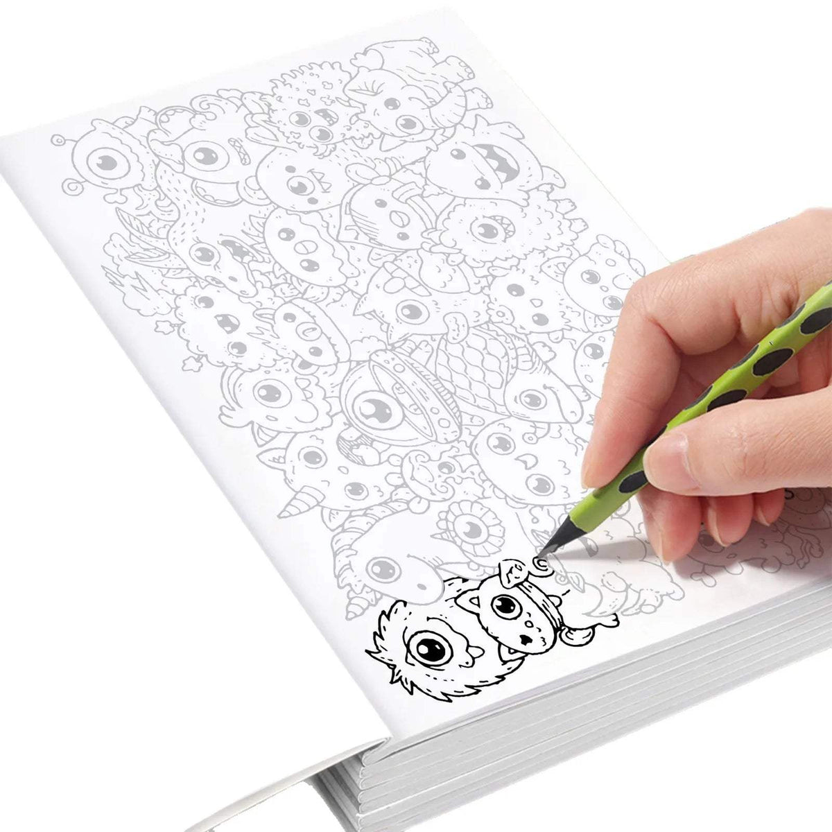Trace And Color Book | Stress Relief Art | Toylandeu™