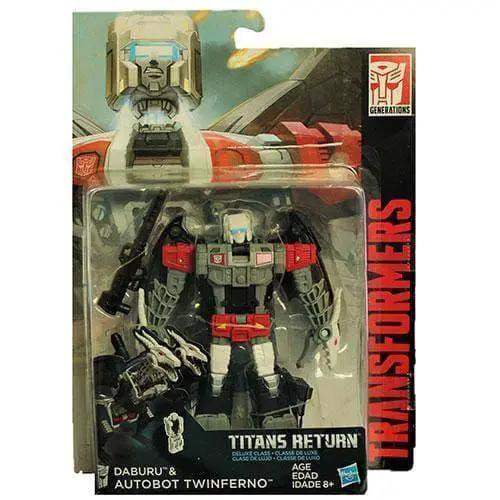 Transformers Titans Return Deluxe Daburu Twinferno Headmaster Figures - ToylandEU