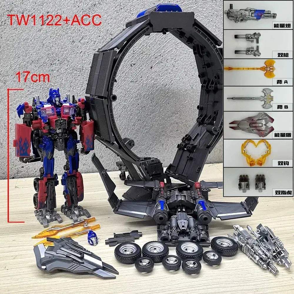 Transforming Action Figure Robot With Car Trailer Accessory - ToylandEU