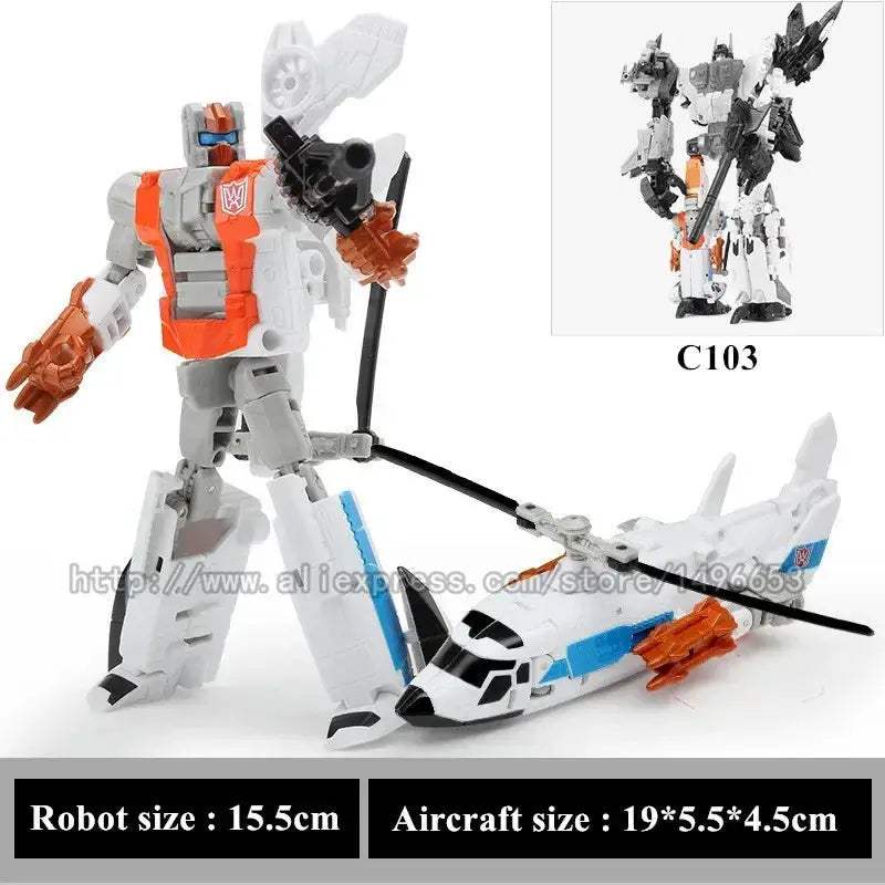 Transforming Five In One Robot Car Action Figure Durable - ToylandEU