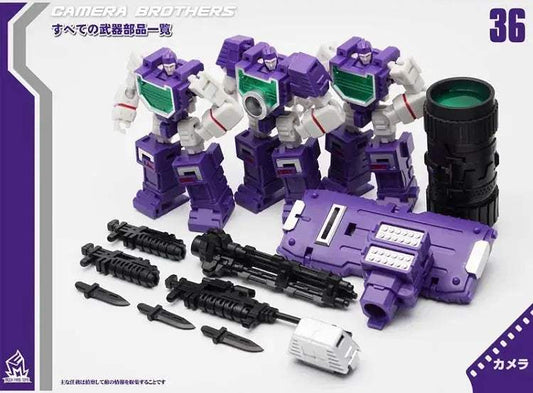 Transforming Robot Action Figure MF36 Mini Collectible Toy - ToylandEU