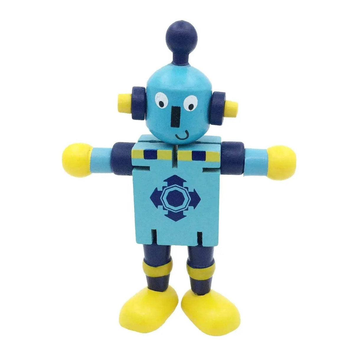 Vibrant Wooden Adaptable Robot Toy - Fun Learning for Kids - ToylandEU™