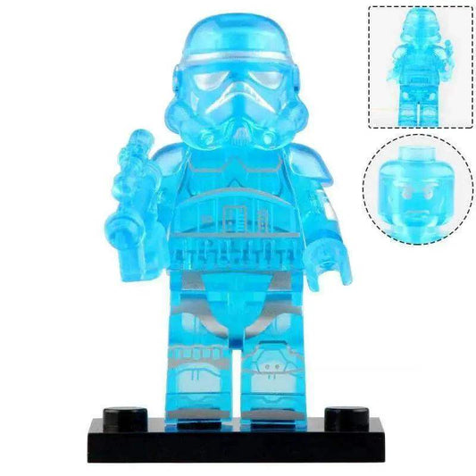 Transparent Imperial Stormtrooper Minifigure Star Wars Clear - ToylandEU™