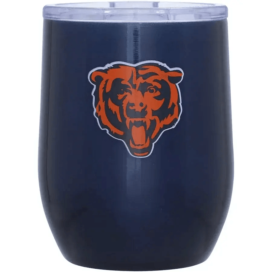 Chicago Bears 16oz Stainless Steel Travel Tumbler Curved - ToylandEU™