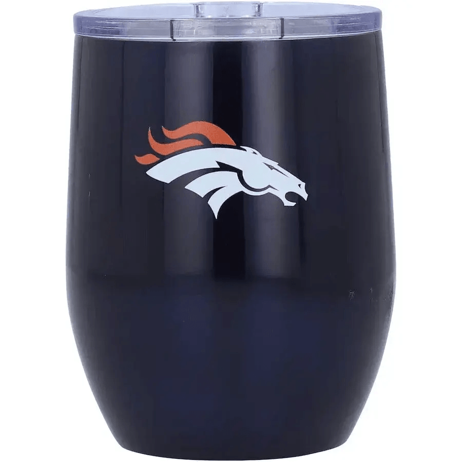 Denver Broncos 16oz Stainless Steel Travel Tumbler with Lid - ToylandEU™