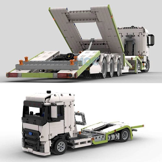 Truck Transporter Lengthened Trailer MOC Building Blocks 1389PCS Building Bricks MOC - ToylandEU