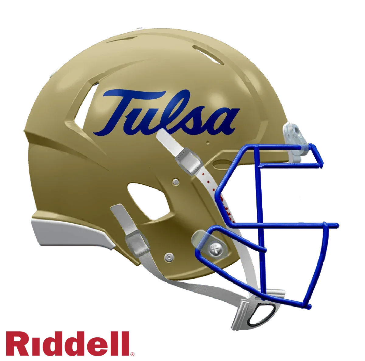 Tulsa Golden Hurricane Mini Speed Style Helmet Riddell Gold - ToylandEU