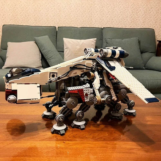 UCS Aircraft MOC Battle Ship Aerobat Building Block AT-OT Model Educational Toy Gift 1758pcs 05053 10195 - ToylandEU