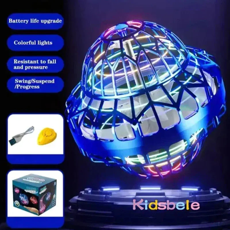 UFO Shape Flying Ball Toy With Intelligent Sensor 9.5 Cm Plastic - ToylandEU