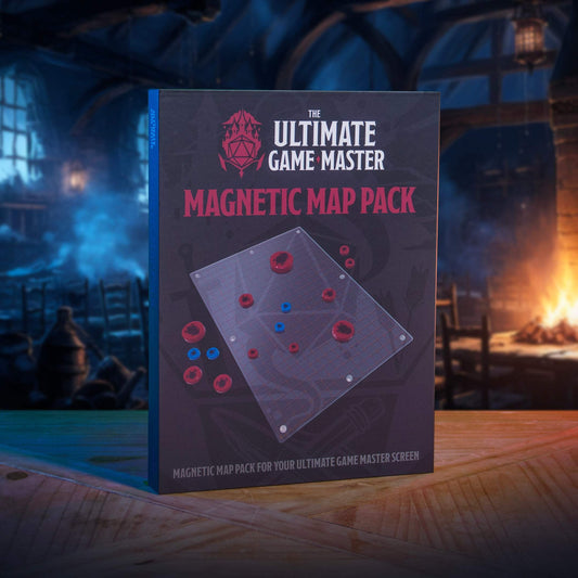 Magnetic Map Pack | Dry Erase Grid | Game Master Screen | Tabletop Gaming