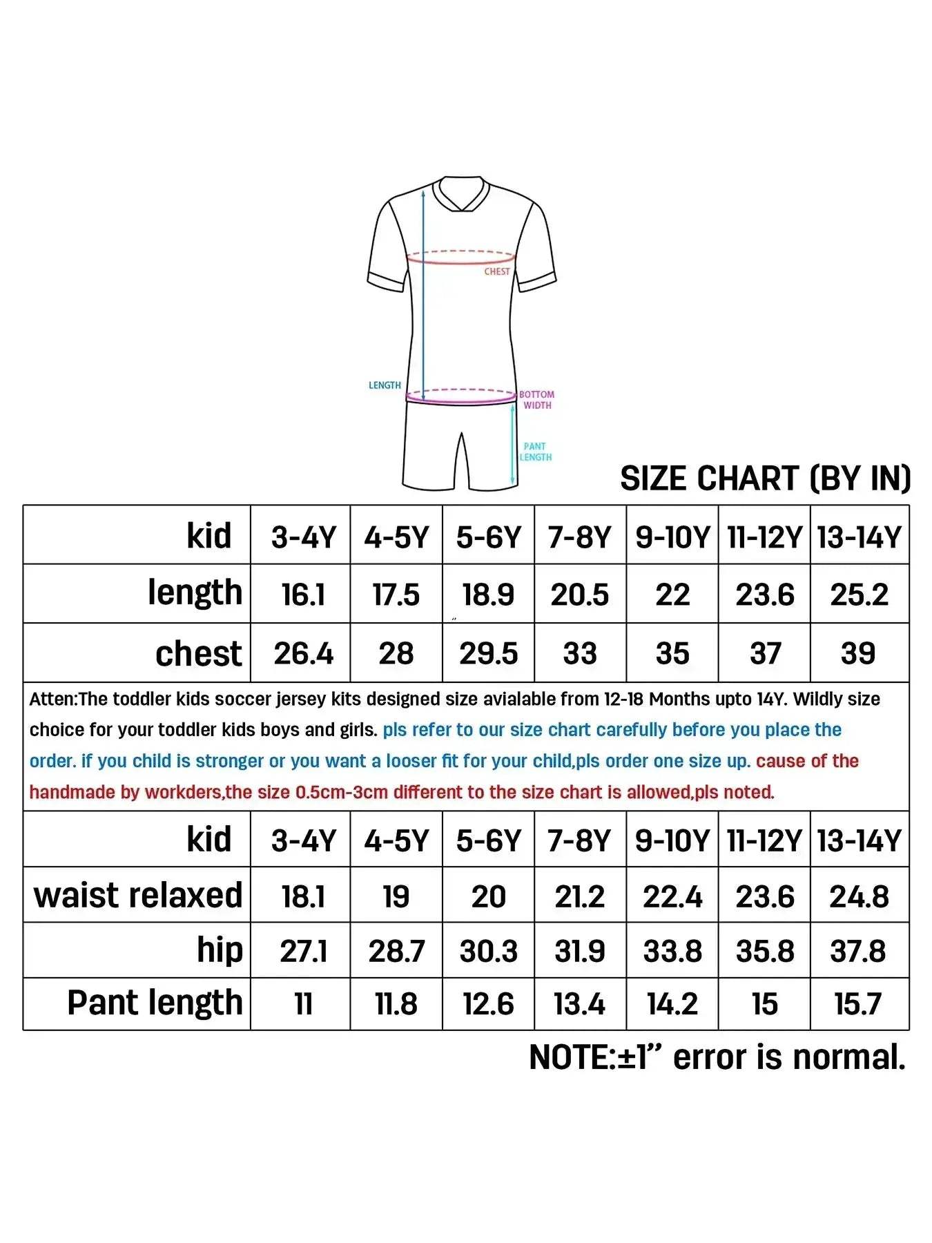 USA Youth Customizable Soccer Jersey Kit With Name & Number, Sublimation Knit Fabric Football Shirt - ToylandEU