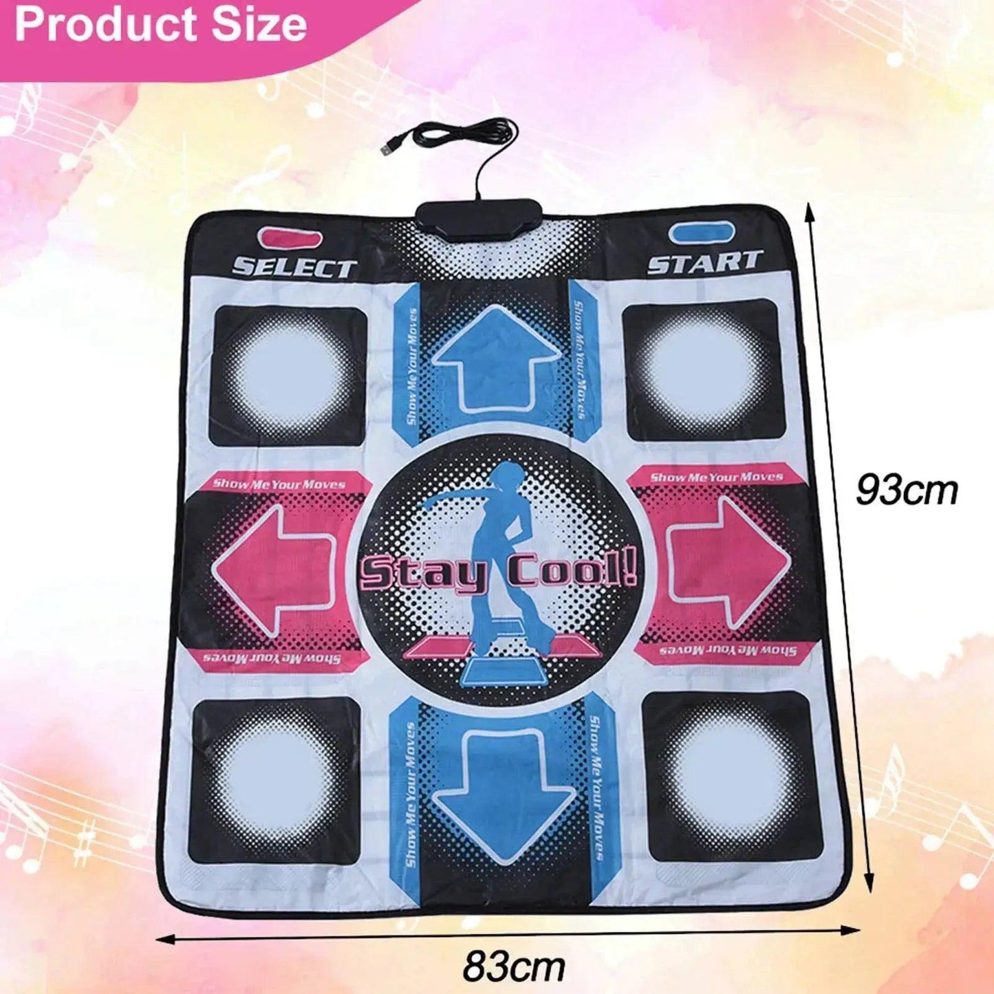 USB Dance Pad Non Slip for PC High Definition Footprint - ToylandEU™