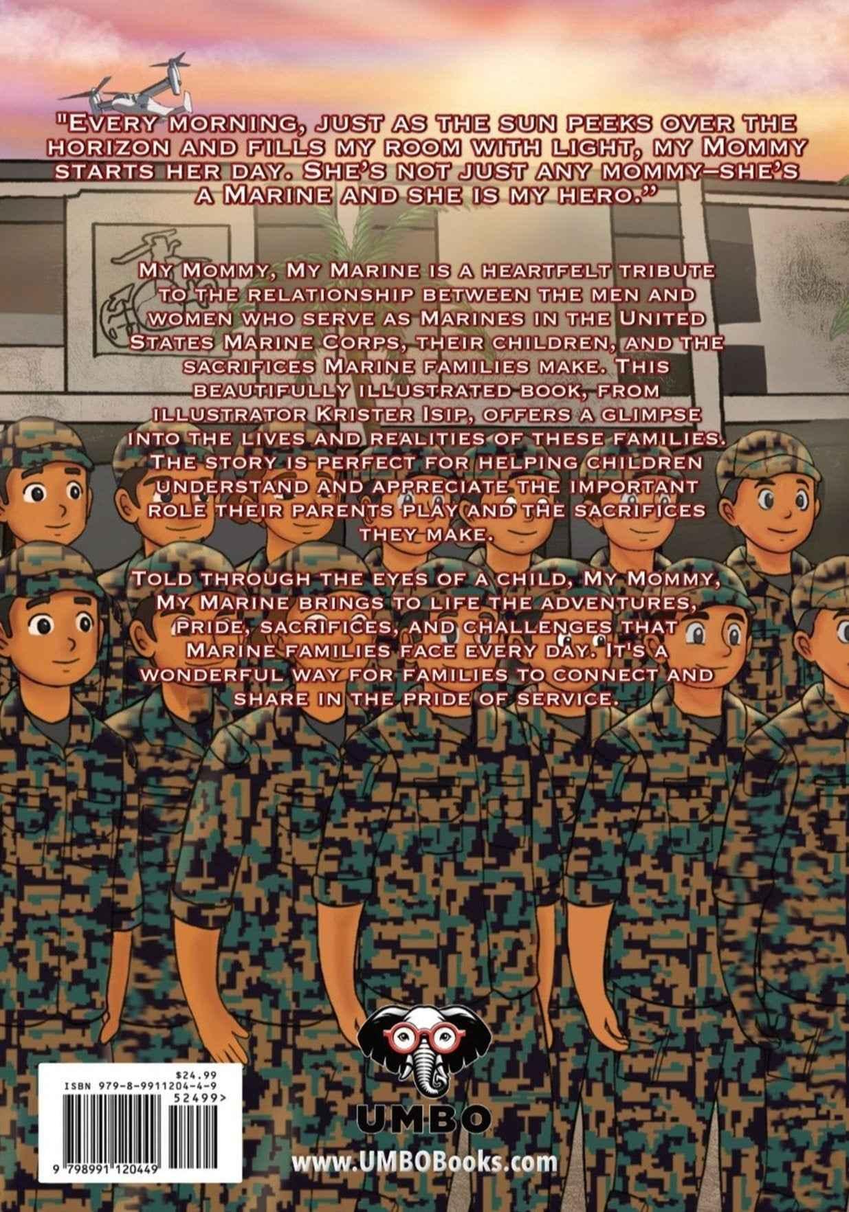 USMC Marine Children’s Book - My Mommy, My Marine by Matthew E. Miller - ToylandEU