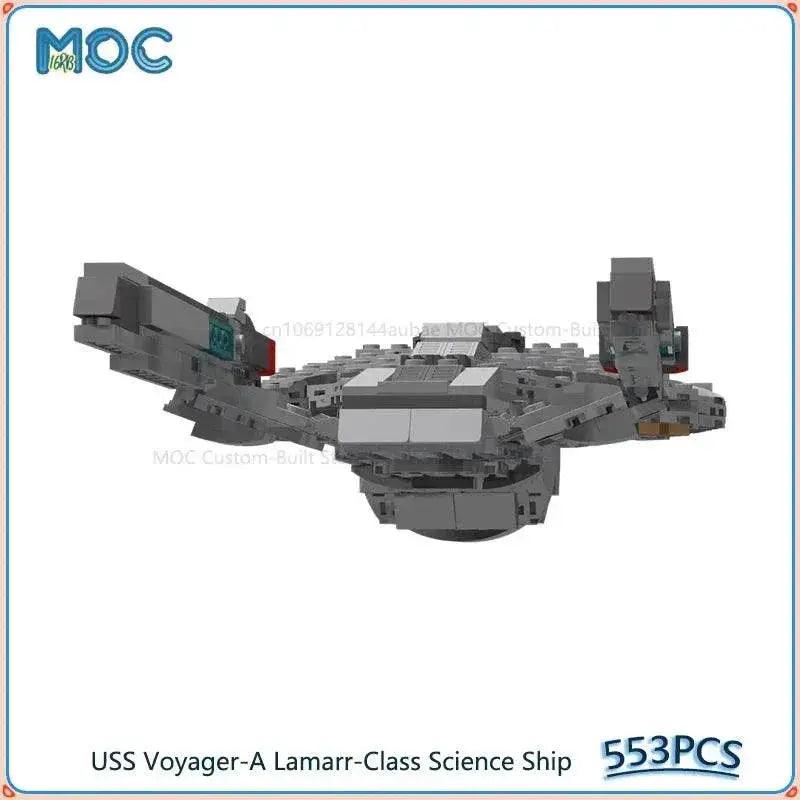 USS Voyager-A Lamarr-Class Science Ship Model MOC 553PCS Building Bricks MOC - ToylandEU™