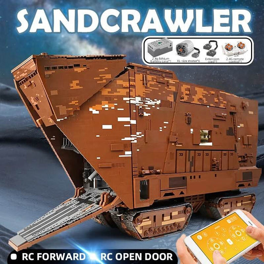 Ultimate Cavegod UCS Sandcrawler Warship - Advanced Building Blocks Model - ToylandEU