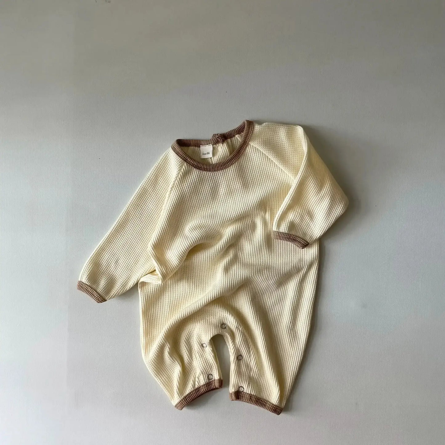 Ultra Soft Breathable Knit Cotton Premium Romper Long Sleeve Unisex For Newborns - ToylandEU