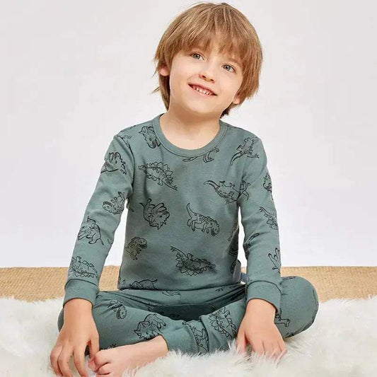 Ultra Soft Cotton Pajama Set Astronaut Blue For Boys Ages 7 To 13 - ToylandEU