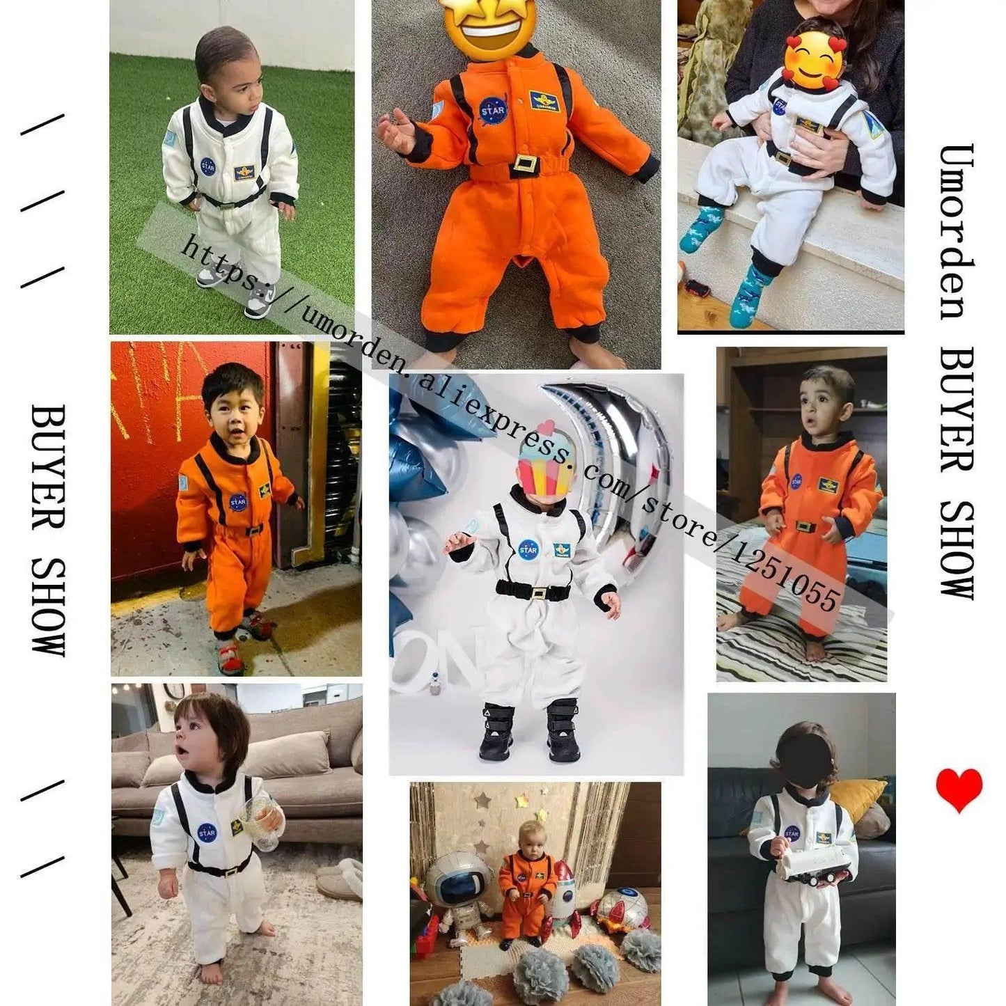Umorden Baby Boys Astronaut Romper - Space Costume for Any Celebration - ToylandEU™