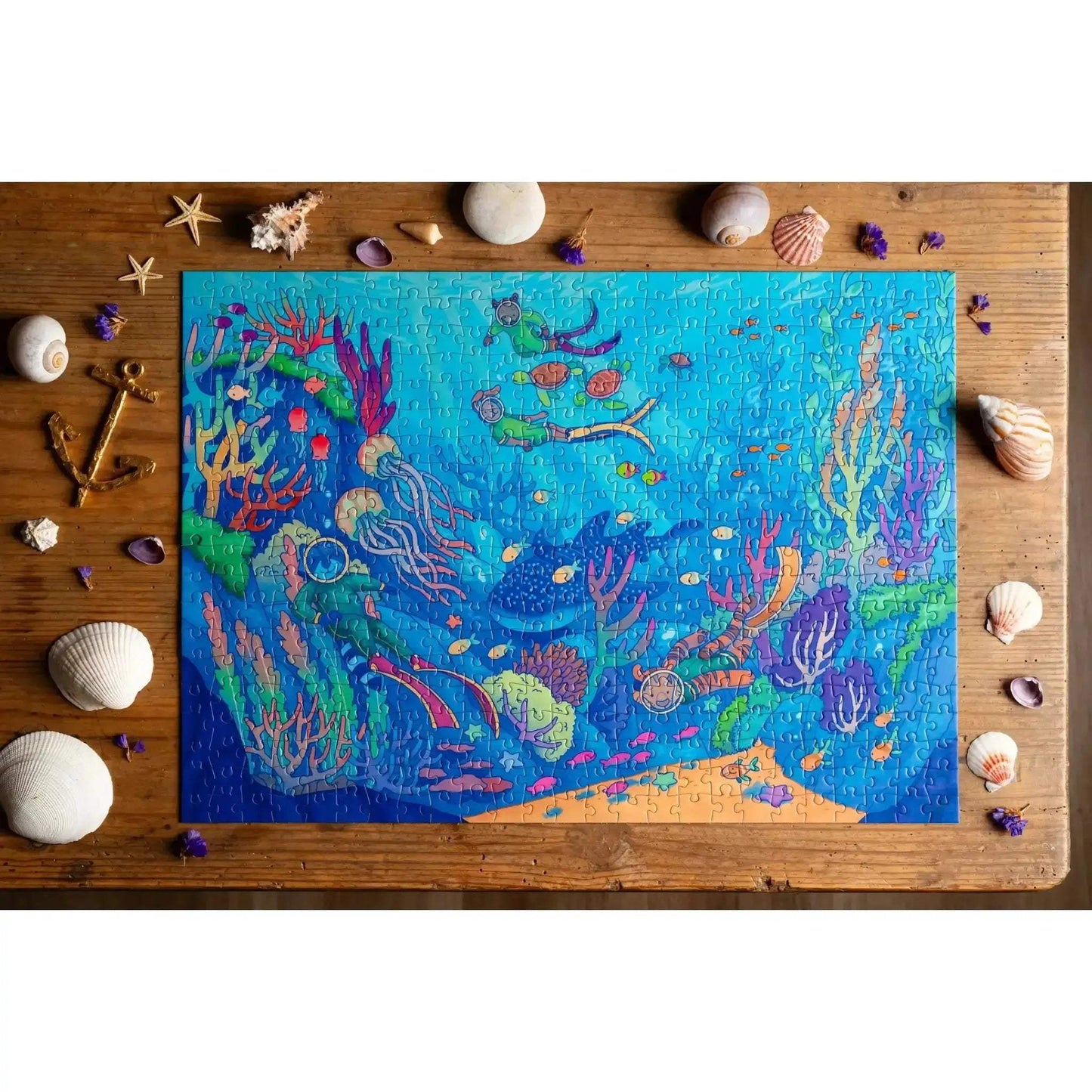 Premium Underwater Exploration 500-Piece Jigsaw Puzzle by Trevell - ToylandEU