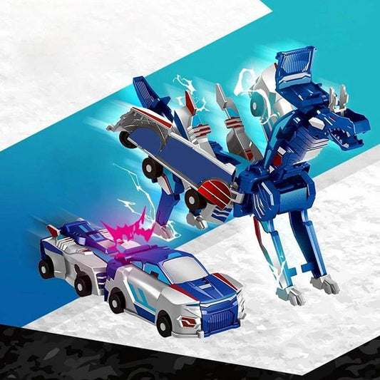Unicorn Transformer 2 In 1 Kids Magnetic Collision Car Toy - ToylandEU