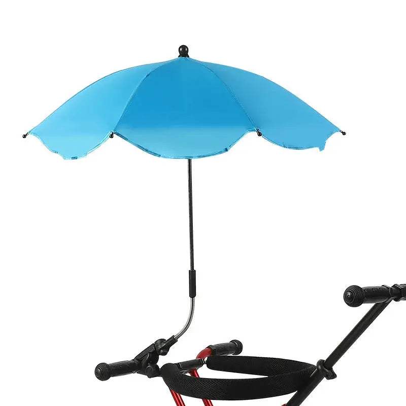 Universal Baby Car Pram Umbrella Adjustable Shade Umbrella Uv Sunshade for Stroller Accessories Sun Visor Portable Parasol Items - ToylandEU