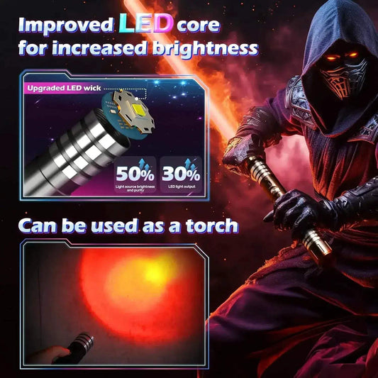 RGB Light Saber Gravity Sensing USB Rechargeable - ToylandEU™