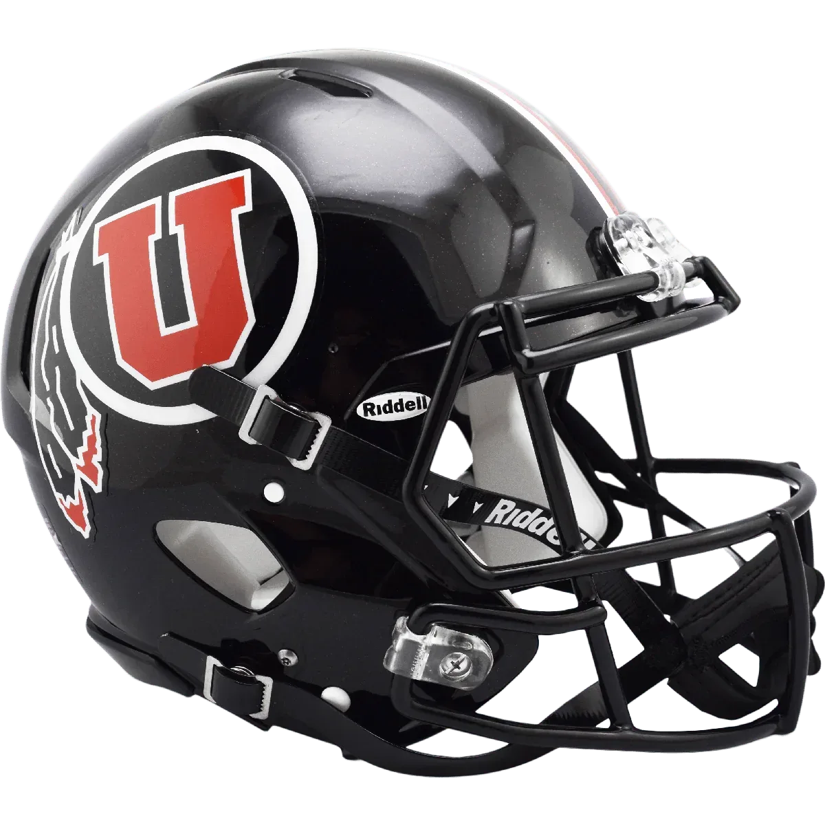 Utah Utes Riddell Authentic Full Size Speed Helmet Black - ToylandEU