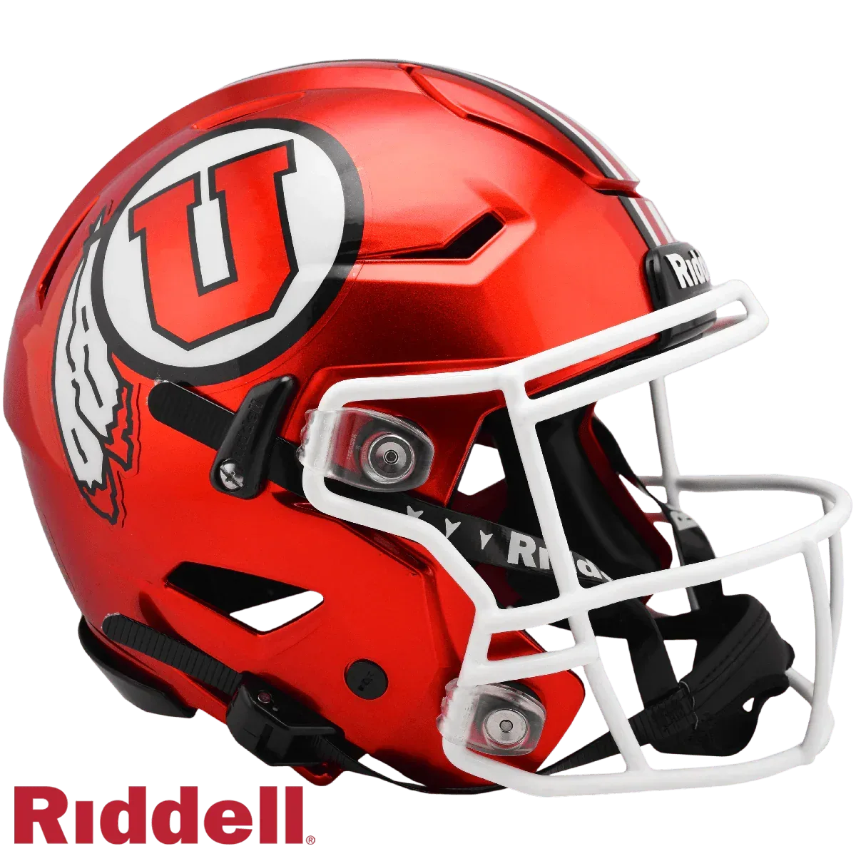 Utah Utes Riddell Authentic Full Size SpeedFlex Helmet Red - ToylandEU™