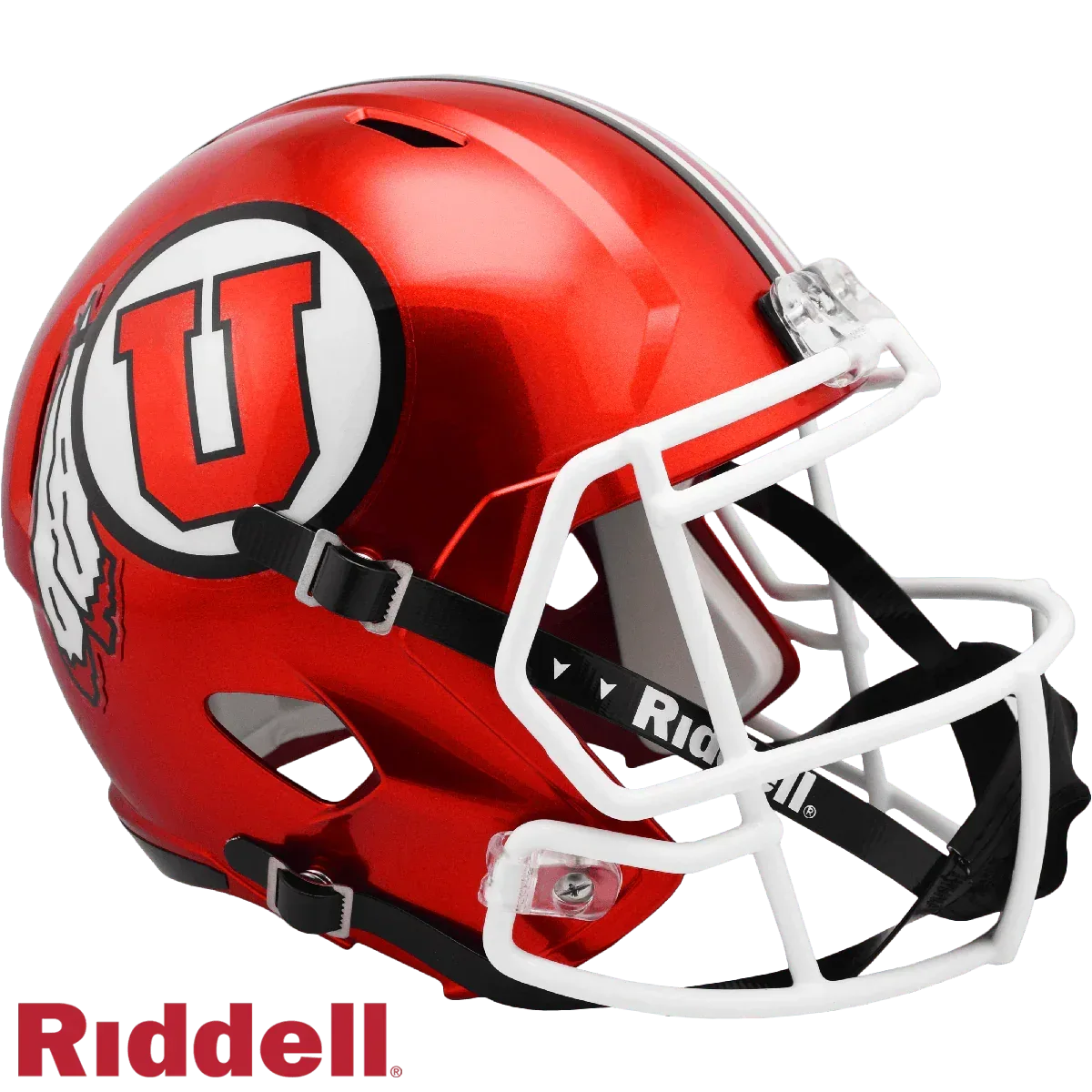Utah Utes Riddell Replica Full Size Speed Style Helmet Red - ToylandEU™