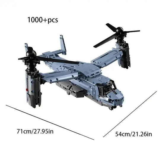 V22 Tiltrotor Building Blocks Set Lego Compatible Kids - ToylandEU™