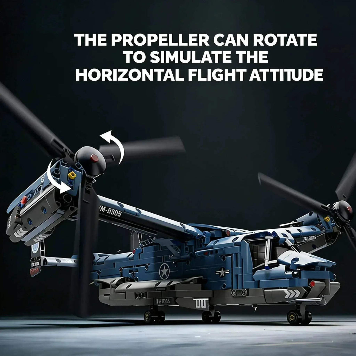 V22 Tiltrotor Building Blocks Set Lego Compatible Kids - ToylandEU™