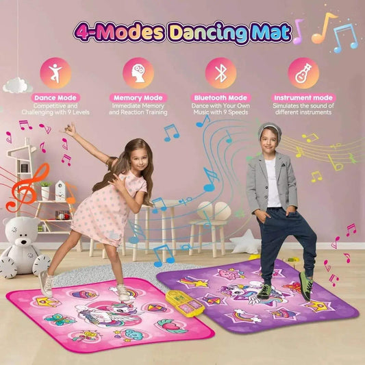 VATOS Unicorn Dance Mat x2 Toys for Girls Fun Play Mat - ToylandEU™