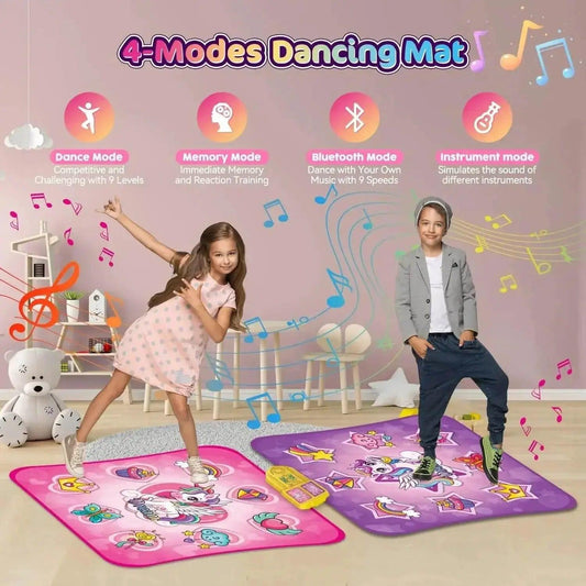 VATOS Unicorn Dance Mat x2 Toys for Girls Fun Play Mat - ToylandEU™