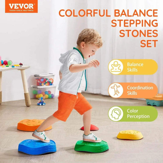 VEVOR 5PCS Balance Stepping Stones for Kids Playtime Fun - ToylandEU™