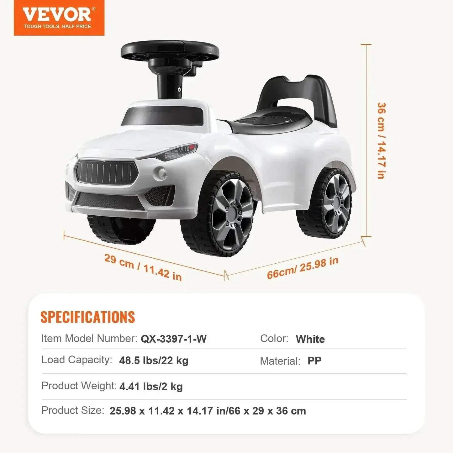 VEVOR Ride On Push Car Classic Kids Ride On Toy Car for Toddlers Ages 1-3 - ToylandEU