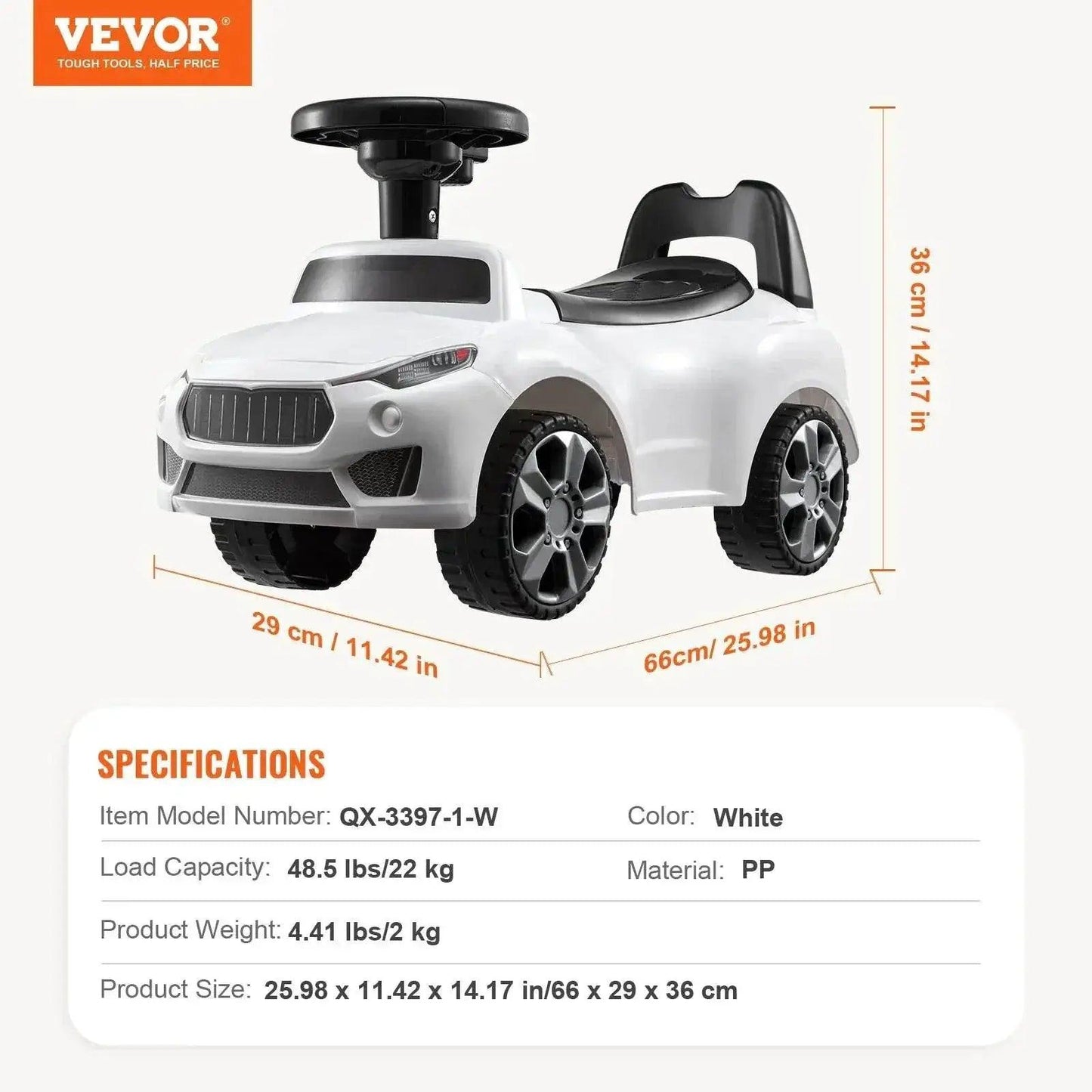 VEVOR Ride On Push Car Classic Kids Toy for Ages 1-3 - ToylandEU™
