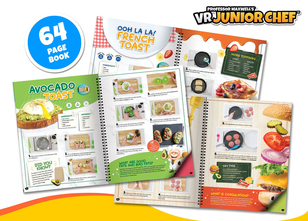 VR Cooking Kit for Kids | 24 Food Science Recipes | Toylandeu™