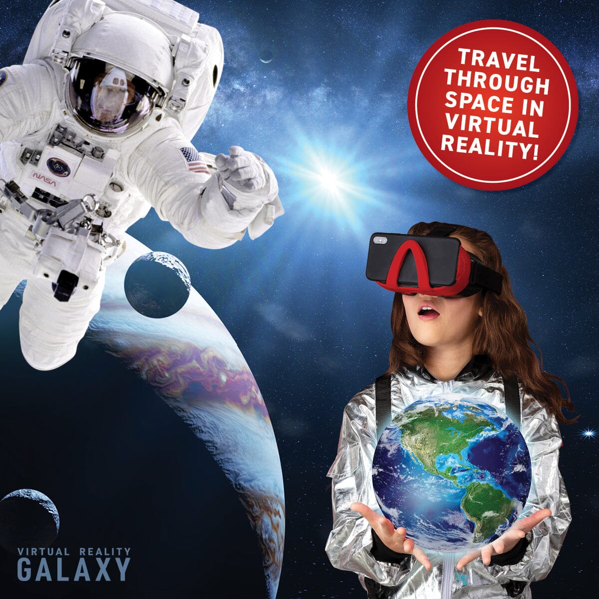 VR Goggles for Kids | 3D Planetarium | Toylandeu™