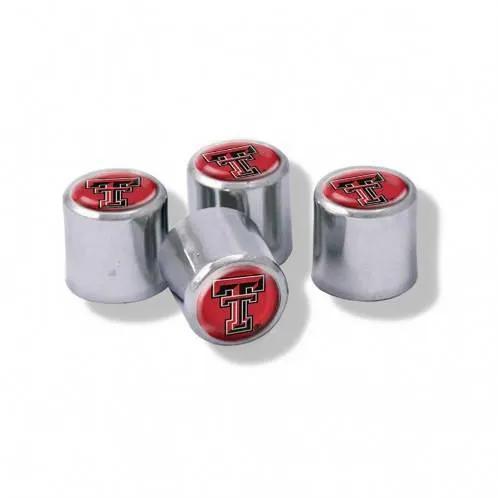 Texas Tech Red Raiders Valve Stem Caps Domed Logo Set - ToylandEU™