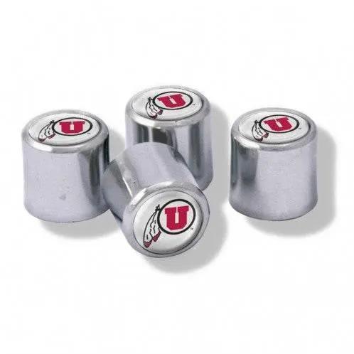 Utah Utes Valve Stem Caps With Polyurethane Domed Insert - ToylandEU™