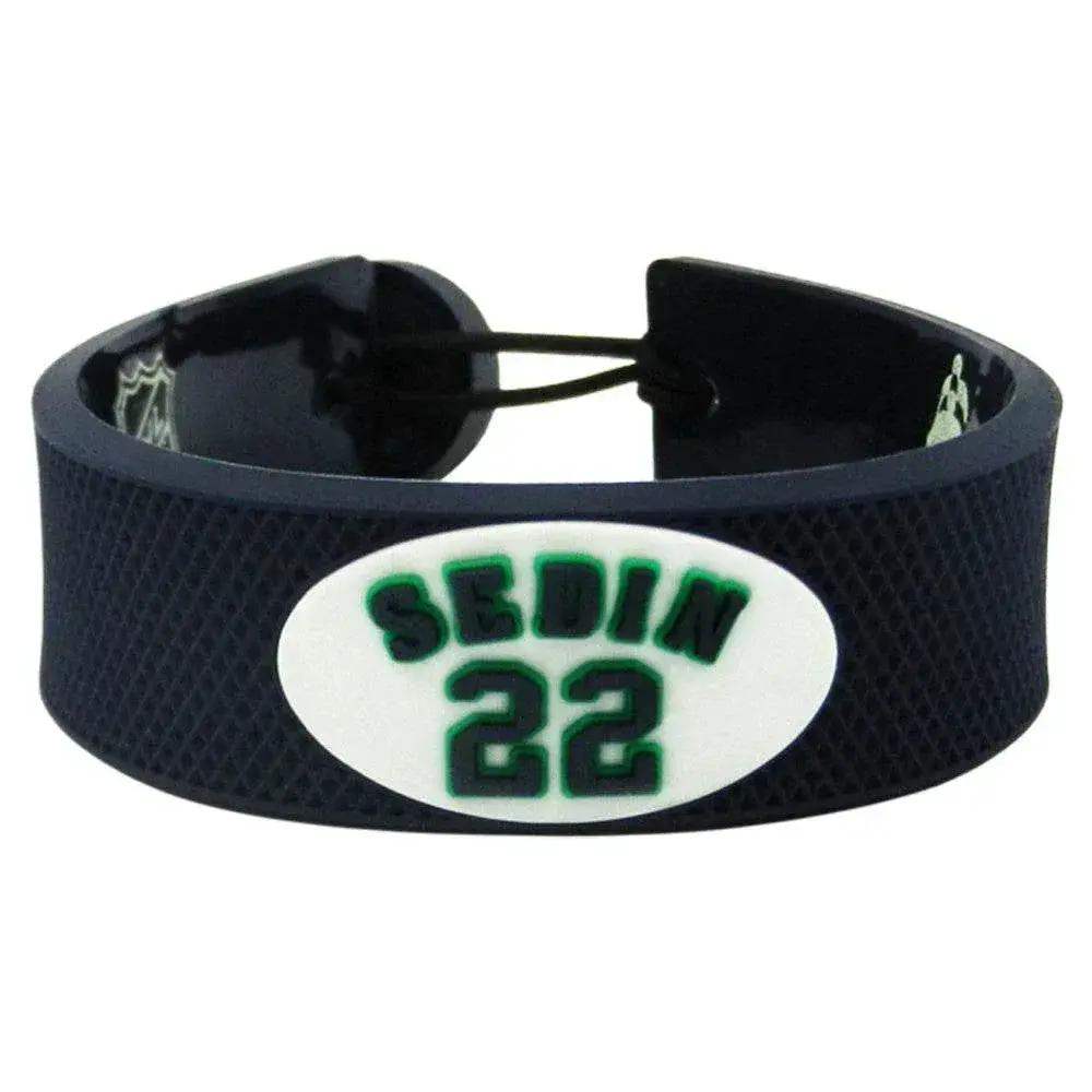 Vancouver Canucks Team Color Leather Bracelet Daniel Sedin - ToylandEU™