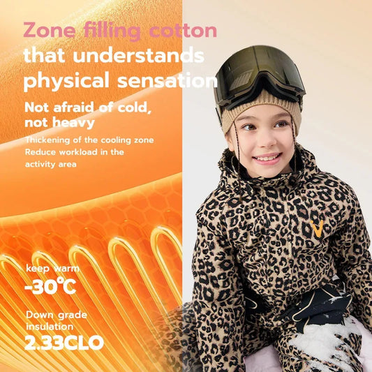 Vector Kids Ski Jumpsuit Winter Waterproof Snow Suit - ToylandEU