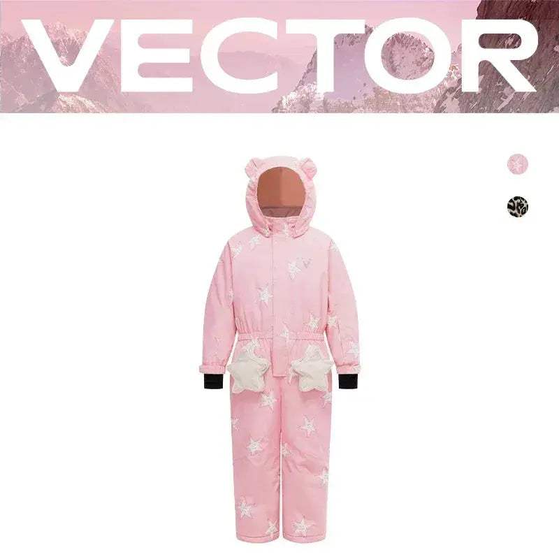 Vector Kids Ski Jumpsuit Winter Waterproof Snow Suit - ToylandEU