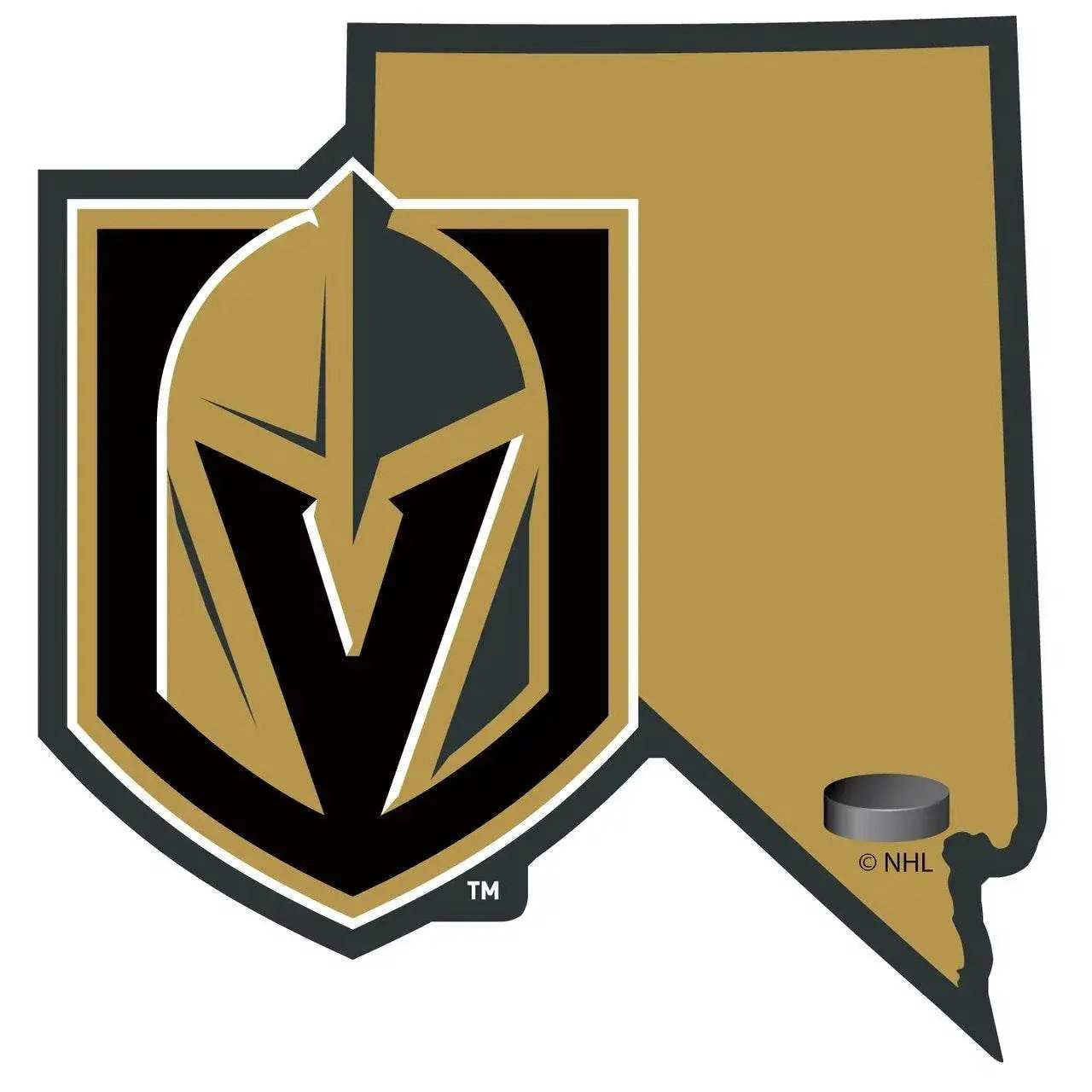 Vegas Golden Knights Home State Pride Decal With Logo Heart - ToylandEU™