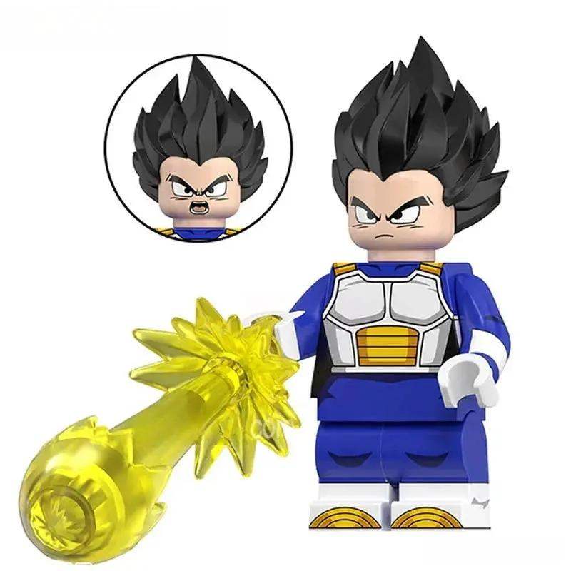 Vegeta Dragon Ball Z Super Lego Minifigures Best Custom Anime Toys 6 - Minifigure Toys