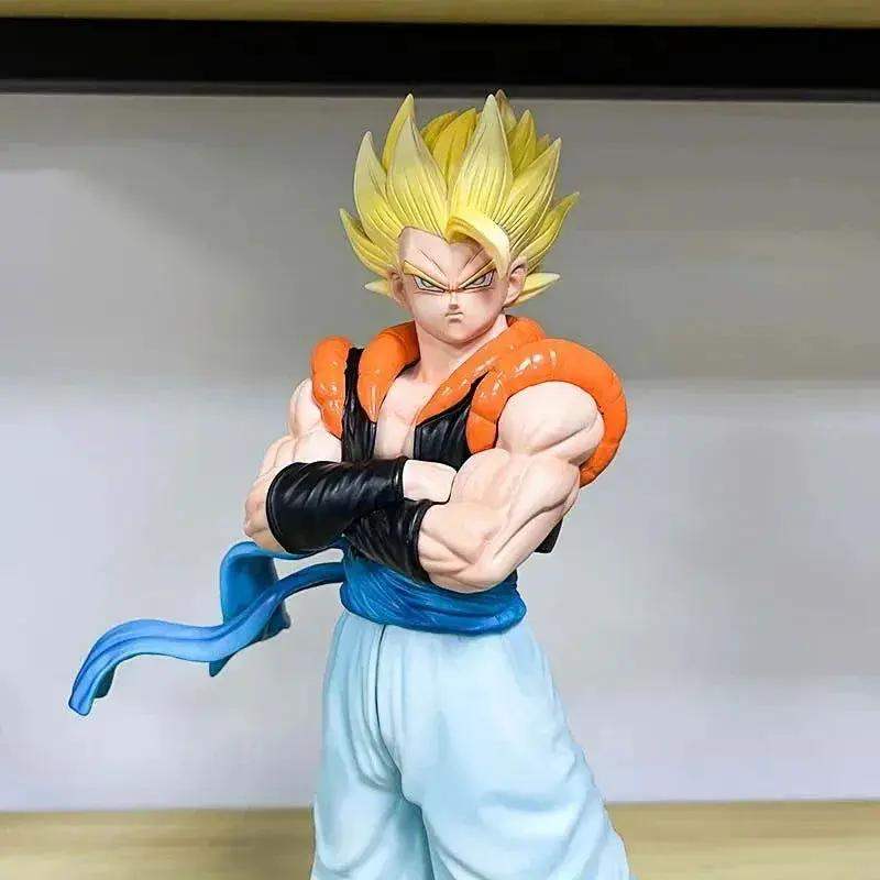 Vegito and Gogeta Anime Figurines, Swapable Super Saiyan and Blue Heads Dragon Ball Super GT 30 CM - ToylandEU