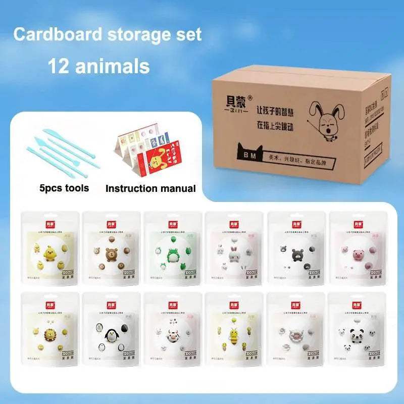 Educational 24Color Clay Modeling Kit with Tools for Kids of All Ages - ToylandEU™